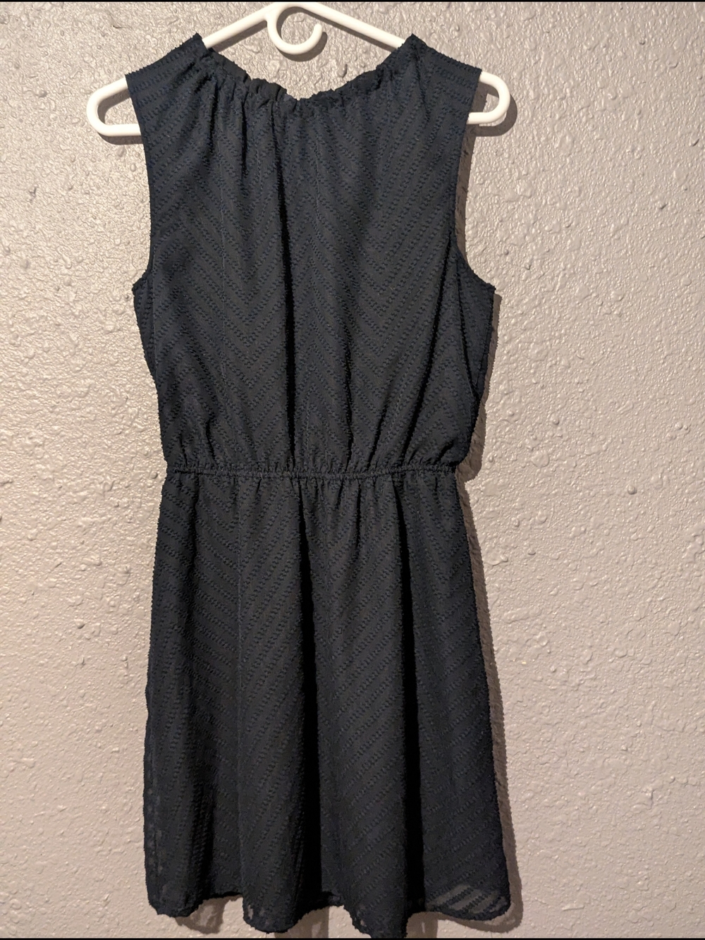 S Classic Sleeveless Black Women's Dress